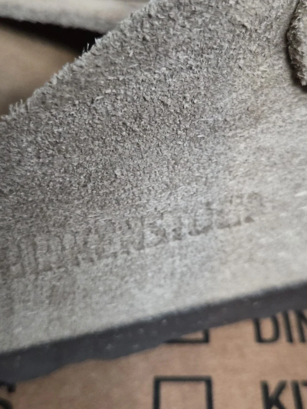 Birkenstock Boston Suede Taupe Clogs 39 Women 8 Men 6 - Picture 7 of 8